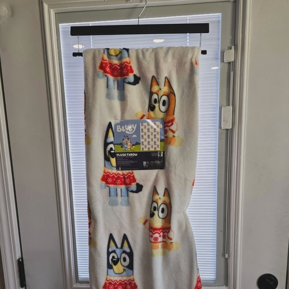 Bluey christmas blanket